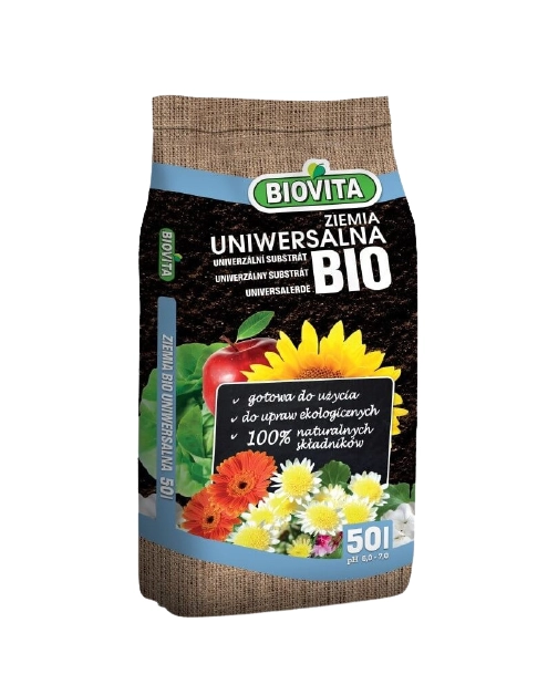 Zdjęcie: Ziemia BIO uniwersalna 50 l BIOVITA