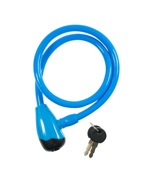 Zdjęcie: Zapięcie rowerowe na klucz Security Lock 12 × 1000 mm niebieskie BOTTARI