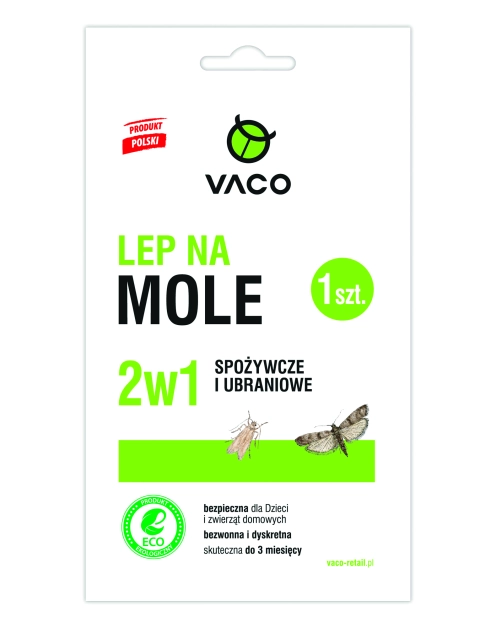 Zdjęcie: Lep na mole spożywcze i ubraniowe Eco 2w1 VACO RETAIL