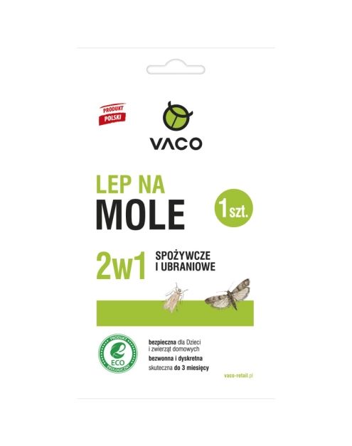 Zdjęcie: Lep na mole spożywcze i ubraniowe Eco 2w1 VACO RETAIL