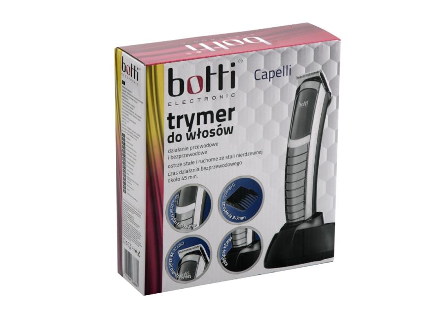 Zdjęcie: Maszynka do strzyżenia włosów Capelli RFC-0817A BOTTI