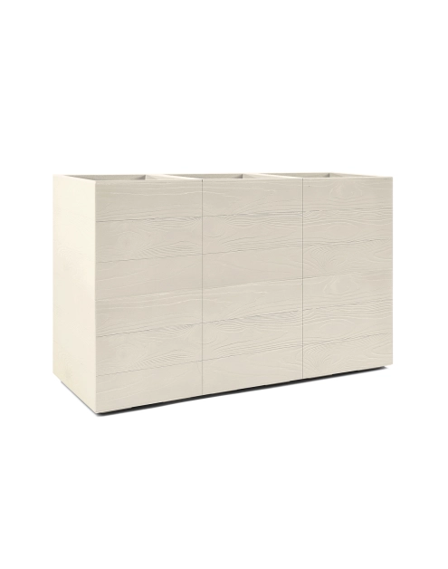 Zdjęcie: Kwietnik Karo 900x300x600 mm deska recycled, beżowy LAMELA