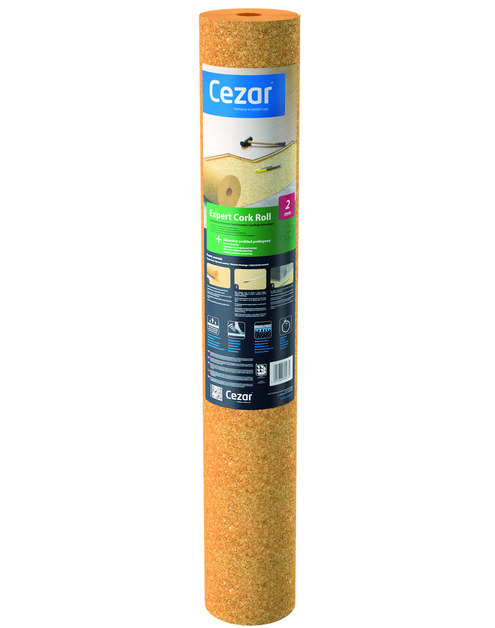 Zdjęcie: Podkład pod panele Expert Cork Roll 2 mm CEZAR