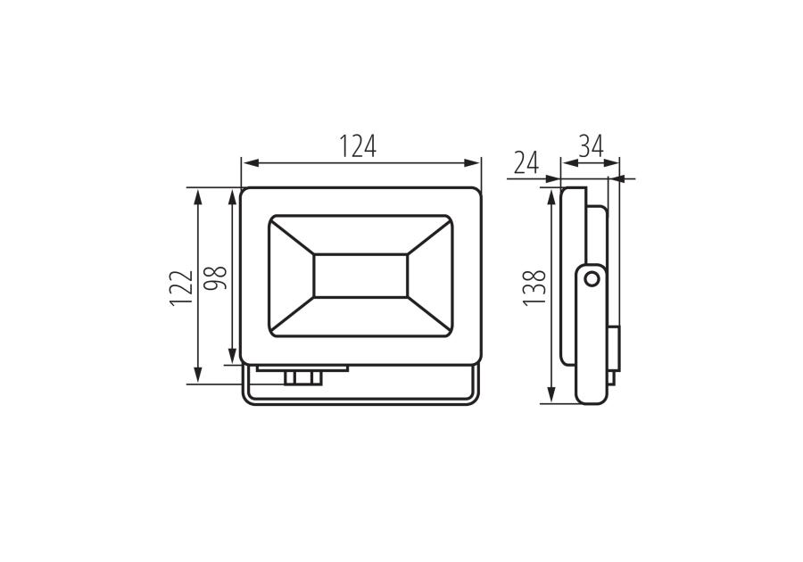 Zdjęcie: Oprawa LED Antem LED 20 W-NW B KANLUX