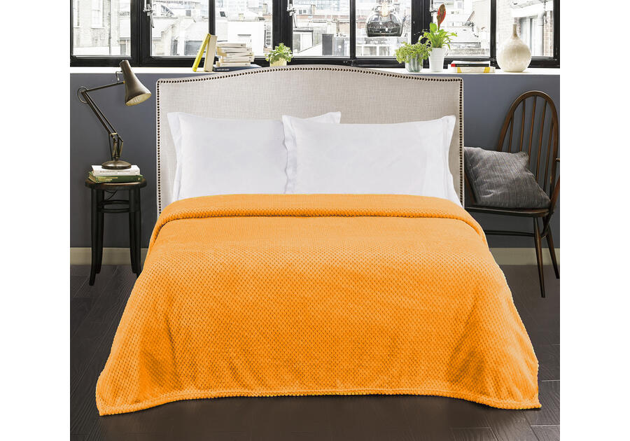 Zdjęcie: Koc Henry Orange 150x200 cm DECOKING