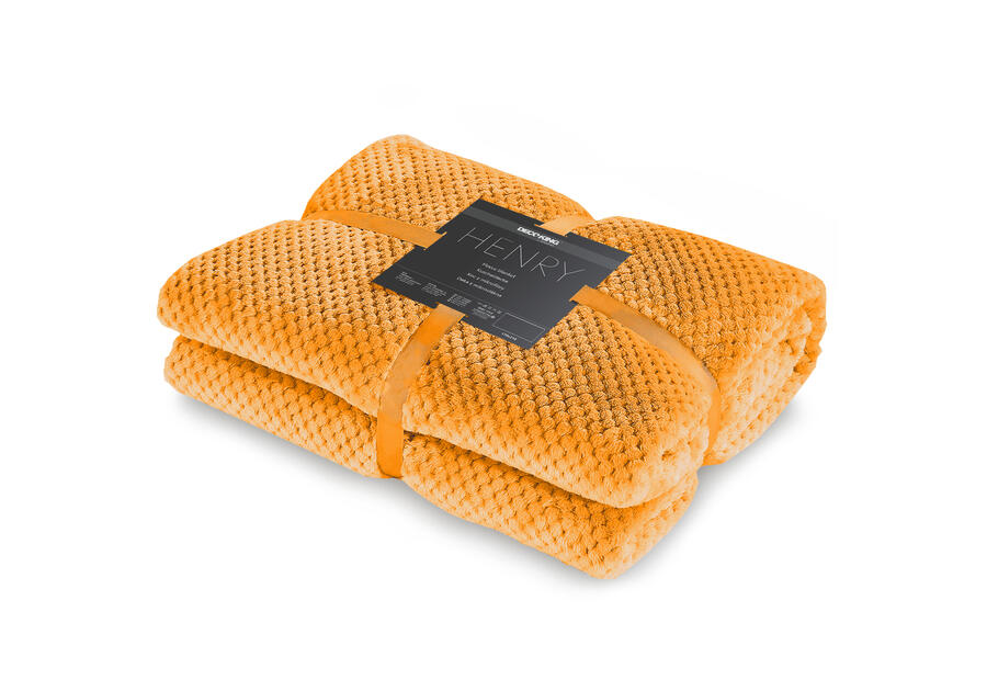 Zdjęcie: Koc Henry Orange 150x200 cm DECOKING