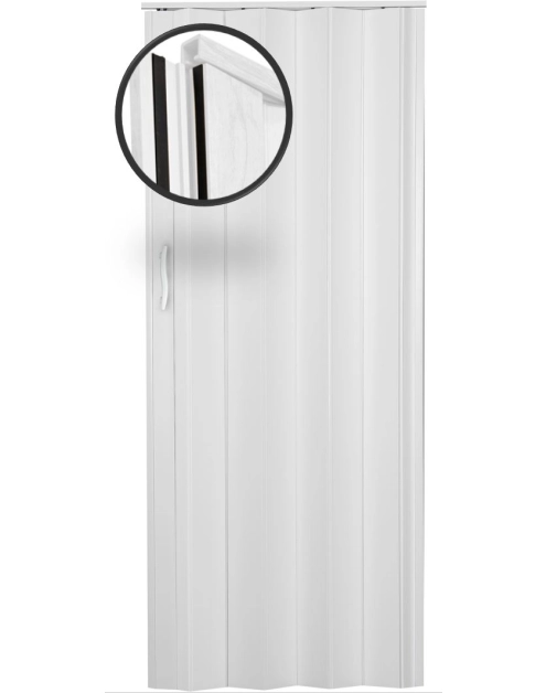 Zdjęcie: Drzwi harmonijkowe ST3AM 83x202,5 cm biały STANDOM
