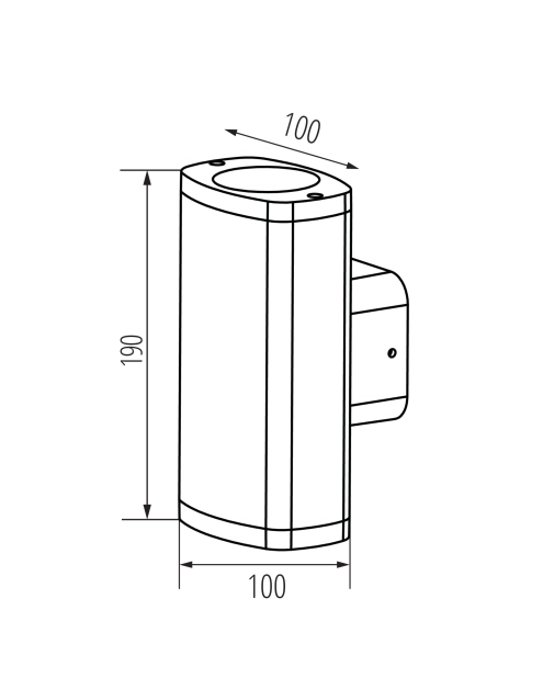 Zdjęcie: Oprawa oświetleniowa Zevi EL 2GU10 B KANLUX