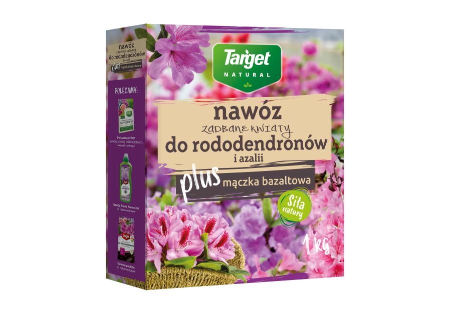Zdjęcie: Nawóz do rododendronów i azalii z mączką bazaltową Zadbane kwiaty 1 kg TARGET