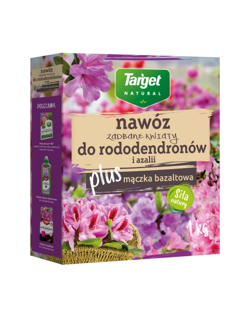 Zdjęcie: Nawóz do rododendronów i azalii z mączką bazaltową Zadbane kwiaty 1 kg TARGET