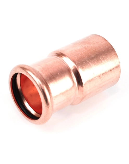 Zdjęcie: Nypel redukcyjny zaciskany profil M do wody 18x15 CALIDO