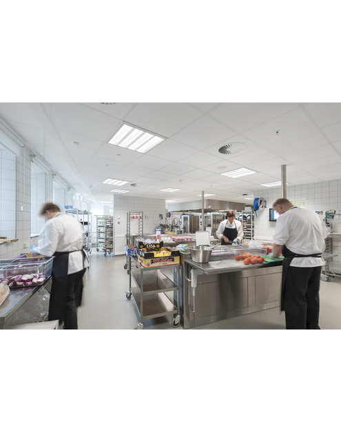 Zdjęcie: Płyta sufitowa Hygienic A24 600x600x40 mm akustyczny sufit podwieszany ROCKFON