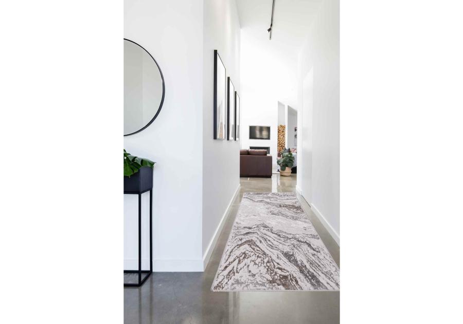 Zdjęcie: Chodnik Creation 80x200 cm linie srebrny MULTI-DECOR