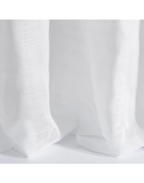 Zdjęcie: Zasłona Botanic 140x250 cm złoto-biała na taśmie EUROFIRANY