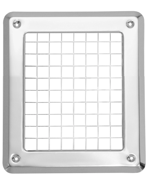 Zdjęcie: Kratka osłonowa kominowa K2k-CH chrom na wyloty boczne DARCO