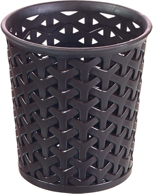 Zdjęcie: Pojemnik Rattan My Style L ciemny brąz okrągły CURVER