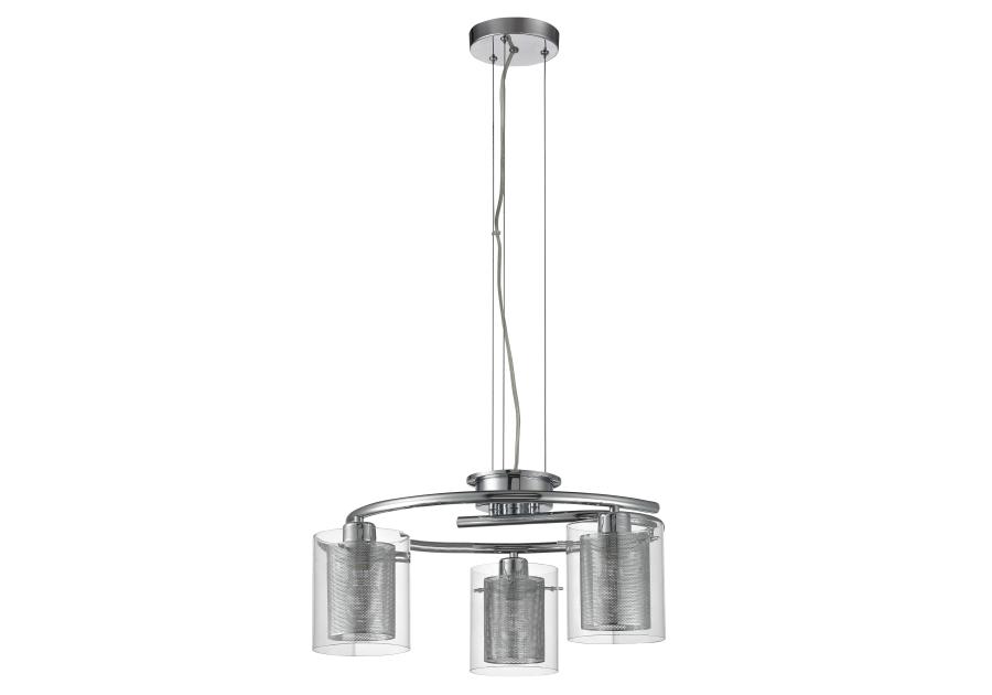 Zdjęcie: Lampa sufitowa wisząca Monaco 3x60 W chrom CANDELLUX