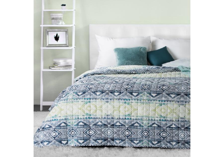 Zdjęcie: Narzuta Doris 200x220 cm granatowo-zielona EUROFIRANY