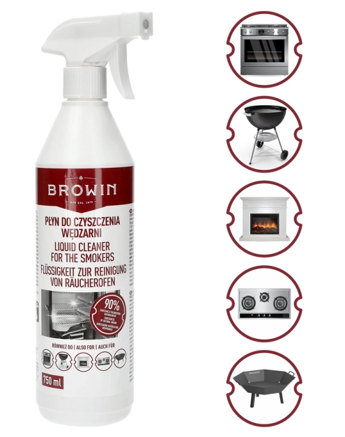 Zdjęcie: Płyn do czyszczenia wędzarni - 750 ml 331110 BROWIN