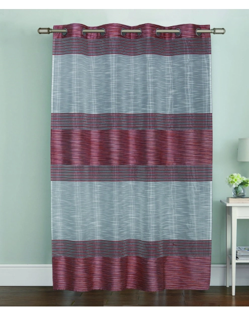 Zdjęcie: Zasłona dekoracyjna Tebo 140x250 cm bordo CKR/LASHER