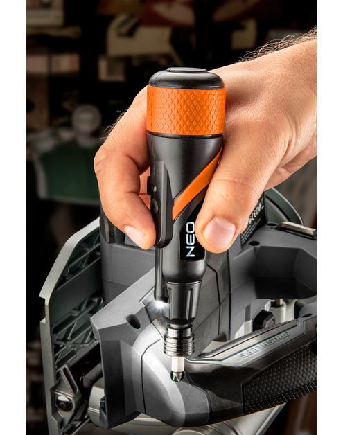 Zdjęcie: Wkrętak akumulatorowy micro-USB 3,6V, Li-Ion, plastikowe pudełko+akcesoria NEO