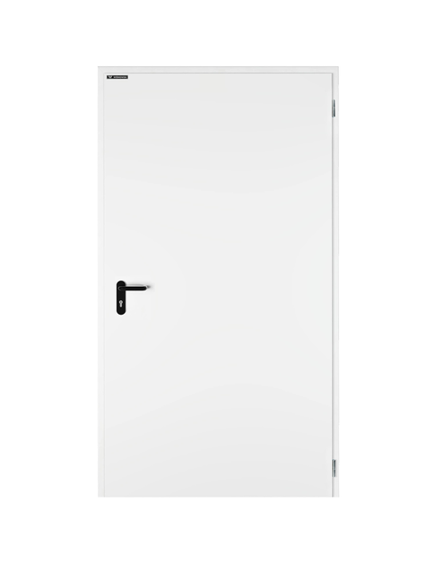 Zdjęcie: Drzwi Zewnętrzne Technical 40 kolor RAL 9016, 1060x2045 grubość 40 mm prawe na zewnątrz WIŚNIOWSKI