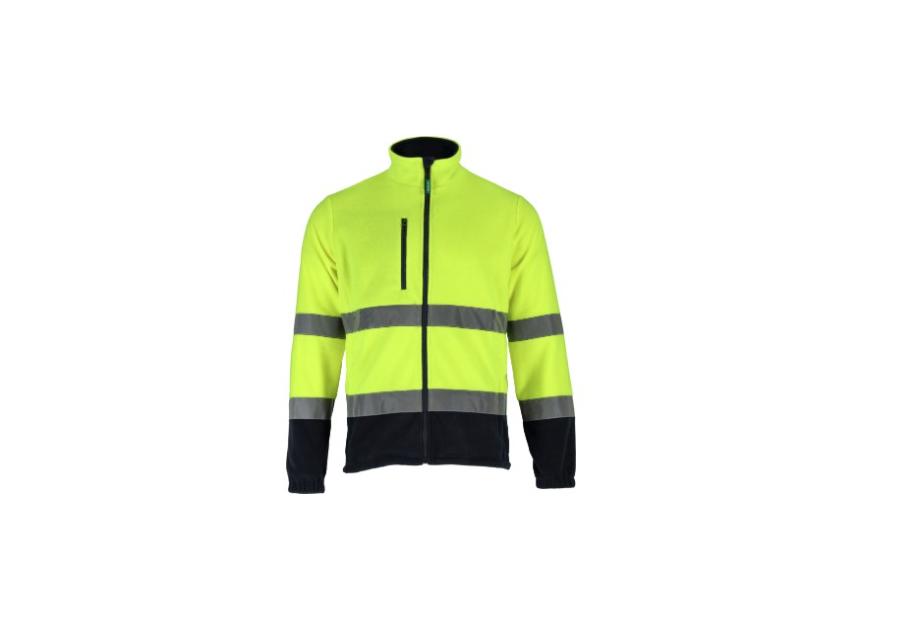 Zdjęcie: Bluza polarowa ostrzegawcza Basic Neon Line, rozmiar 4XL, żółty STALCO