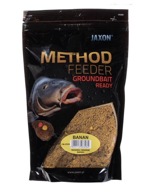 Zdjęcie: Zanęta method feeder ready 750 g banan JAXON