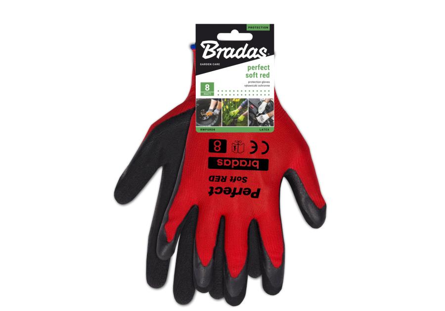 Zdjęcie: Rękawice ochronne Perfect Soft Red lateks, rozmiar 11 BRADAS