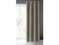 Zdjęcie: Zasłona gotowa Logan 135x250 cm ciemnobeżowy EUROFIRANY