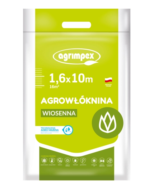 Zdjęcie: Agrowłóknina Hobby Wiosenna Agro-Marina turkusowa 1,6x10 m, 17 g AGRIMPEX