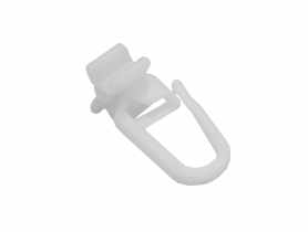 Ślizg z haczykiem biały 25 szt. GARDINIA