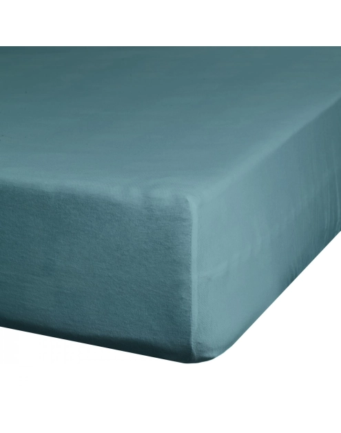Zdjęcie: Prześcieradło z gumką Nova 3, 140x200 cm + 30 cm petrol EUROFIRANY