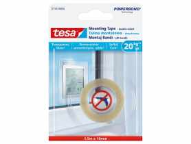 Taśma montażowa przezroczysta 1,5m x 19mm TESA