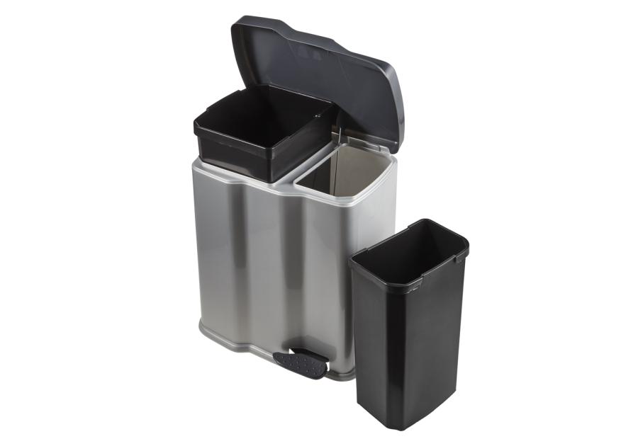 Zdjęcie: Kosz na śmieci z pedałem gunnar 7+15 L KEEEPER