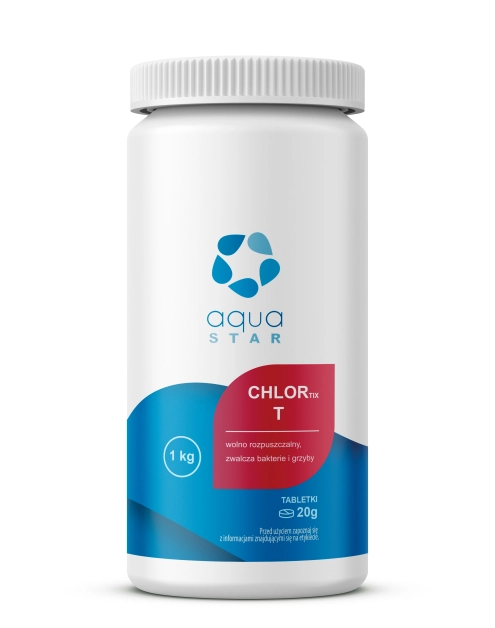 Zdjęcie: Tabletki do chlorowania basenów Chlortix 1 kg - 20 szt. AQUA STAR