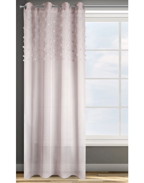 Zdjęcie: Zasłona gotowa D91 Stella 140 x 250 cm pudrowy róż EUROFIRANY
