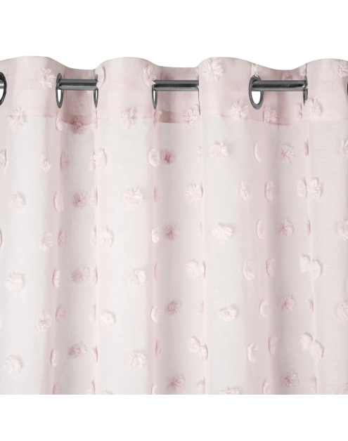 Zdjęcie: Zasłona gotowa D91 Stella 140 x 250 cm pudrowy róż EUROFIRANY