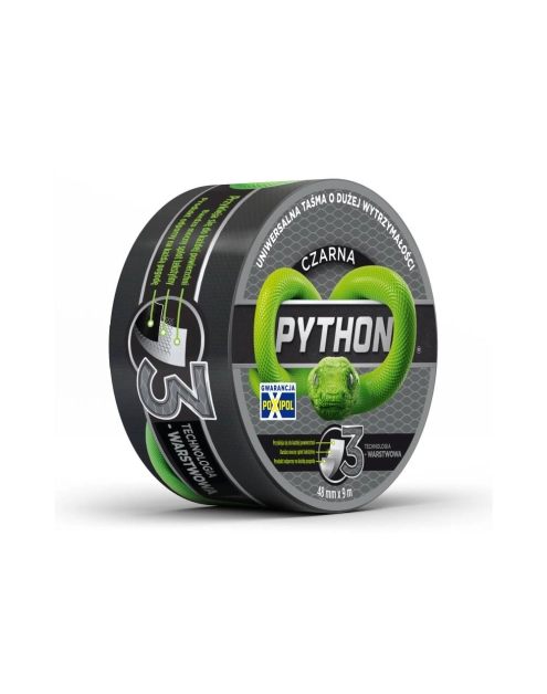 Zdjęcie: Taśma naprawcza Python 9 m, 48 mm czarna METRO
