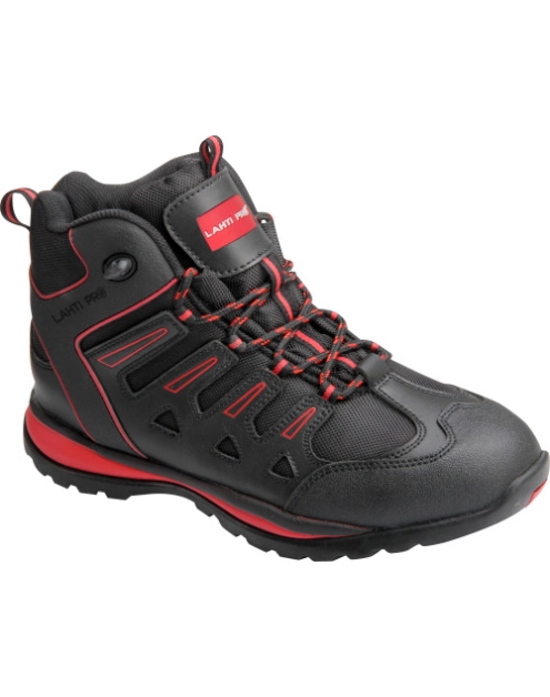 Zdjęcie: Trzewiki skóra-oxford czarno-czerwone 47 LAHTI PRO