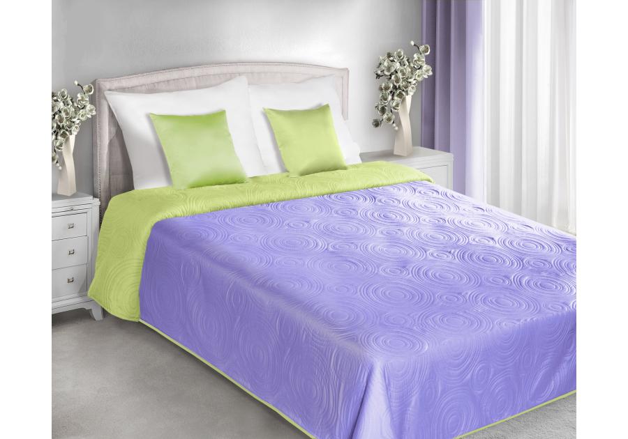 Zdjęcie: Narzuta Josh 220x240 cm jasnozielona-lila EUROFIRANY