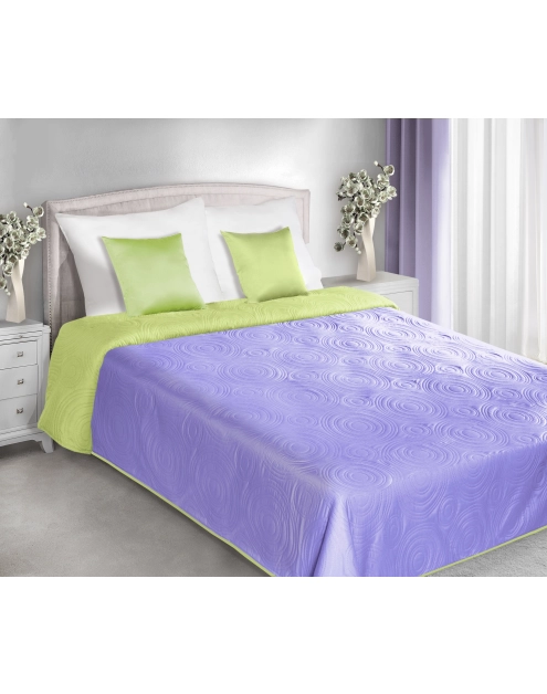 Zdjęcie: Narzuta Josh 220x240 cm jasnozielona-lila EUROFIRANY