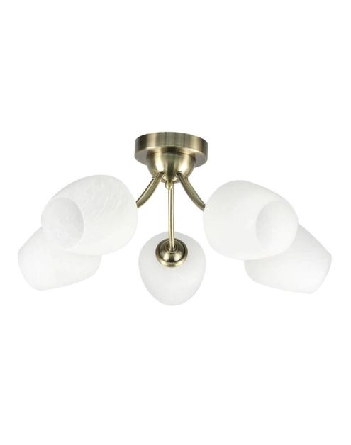 Zdjęcie: Lampa sufitowa Zina 5X40 W E27 biały CANDELLUX