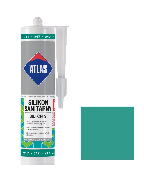Zdjęcie: Silikon sanitarny Silton S szmaragdowy ATLAS