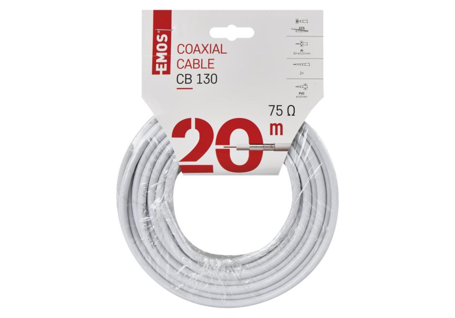 Zdjęcie: Kabel koncentryczny CB130, 20 m EMOS
