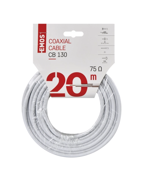 Zdjęcie: Kabel koncentryczny CB130, 20 m EMOS