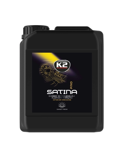 Zdjęcie: Środek do pielęgnacji plastików wewnątrz Satina Pro Sunset Fresh 5 L K2