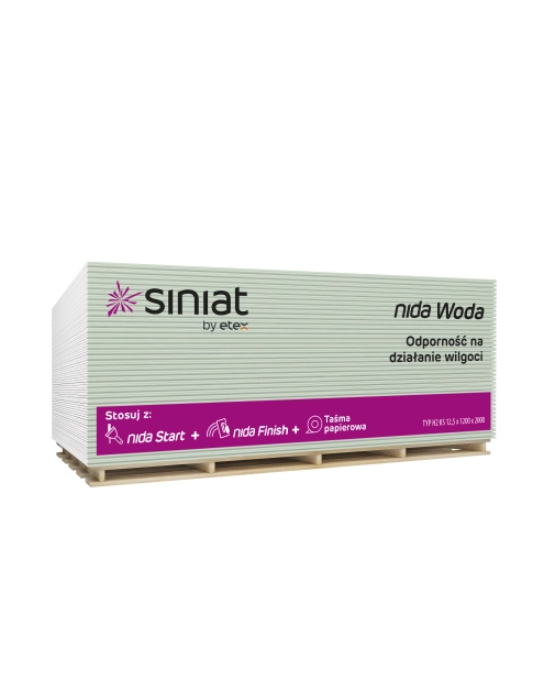Zdjęcie: Płyta g-k  12,5x1200x2600 mm Nida Woda GKBI SINIAT