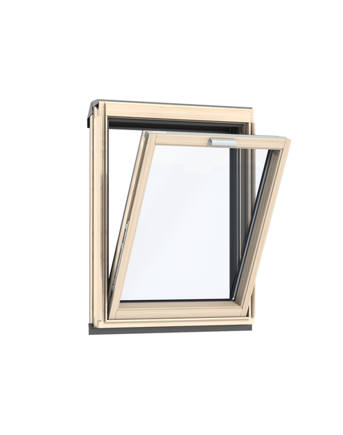 Zdjęcie: Okno kolankowe VFE 3068 drewniane otwierane uchylnie, 114x60 cm VELUX