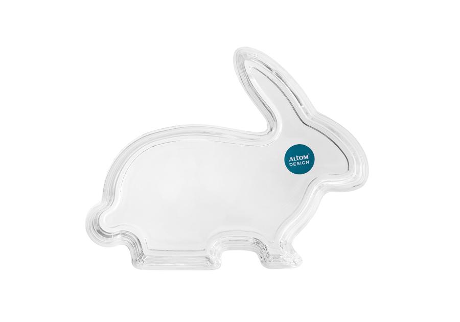 Zdjęcie: Patera szklana zając 23x18x3 cm ALTOM DESIGN